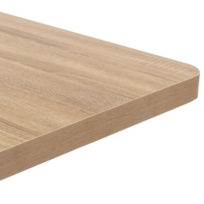 Vidaxl Stolik barowy 50x50 cm MDF jasnobrązowy - 65% taniej