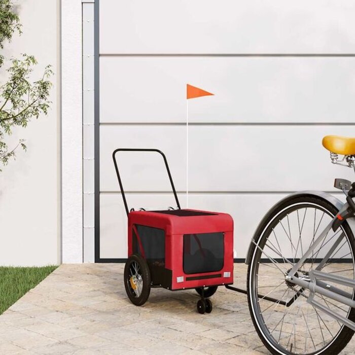 Vidaxl Przyczepka rowerowa dla psa 73% taniej - Outlet