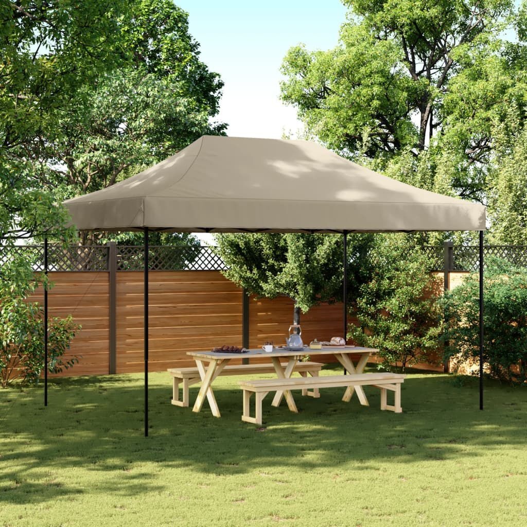 Vidaxl Składany namiot imprezowy pop-up 440x292 cm taupe - 74% taniej
