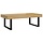 Stolik kawowy 120x60 cm MDF i żelazo - 72% taniej