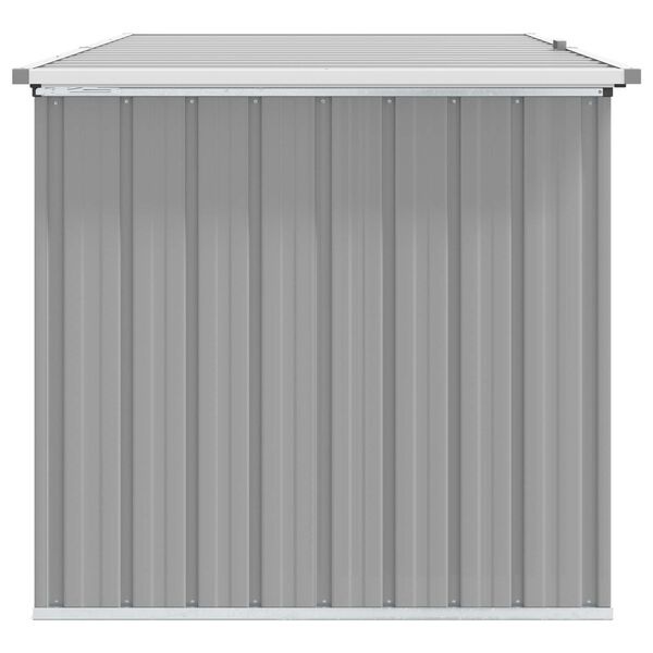 Duża skrzynia ogrodowa stalowa 171x99x93 cm - Szara - 80% taniej