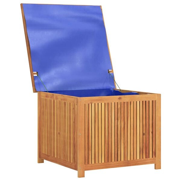 Drewniana skrzynia ogrodowa z akacji 75x75x58 cm - 77% taniej