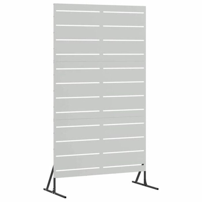 Vidaxl Stalowy parawan ogrodowy 100x180 cm szary - 69% taniej