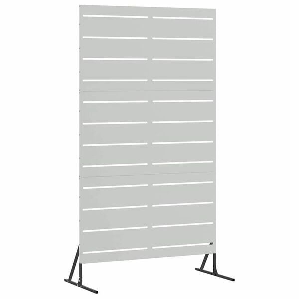 Vidaxl Stalowy parawan ogrodowy 100x180 cm szary - 69% taniej