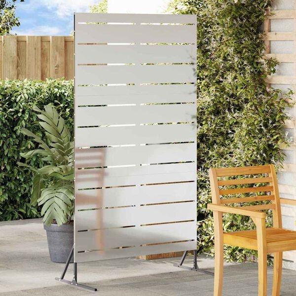 Vidaxl Stalowy parawan ogrodowy 100x180 cm szary - 69% taniej