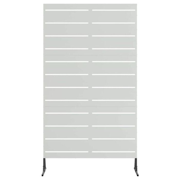 Vidaxl Stalowy parawan ogrodowy 100x180 cm szary - 69% taniej