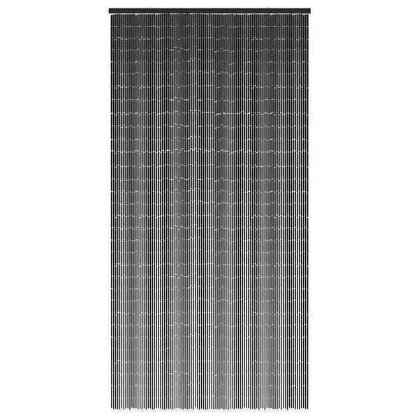 Bambusowa zasłona drzwiowa 90x220 cm ciemnoszara - 75% taniej