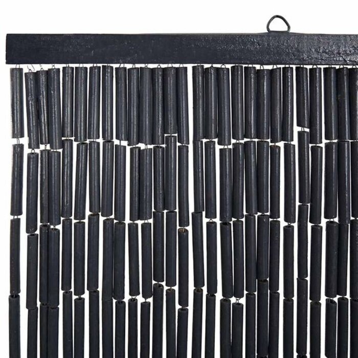 Bambusowa zasłona drzwiowa 90x220 cm ciemnoszara - 75% taniej