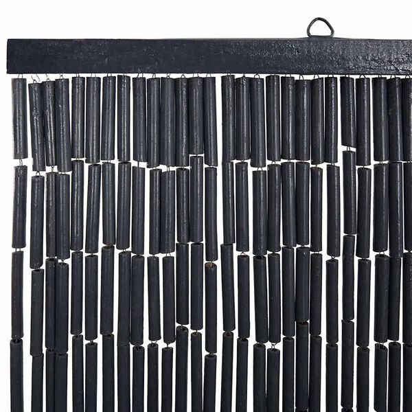 Bambusowa zasłona drzwiowa 90x220 cm ciemnoszara - 75% taniej