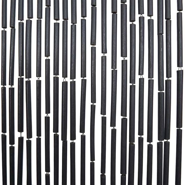 Bambusowa zasłona drzwiowa 90x220 cm ciemnoszara - 75% taniej