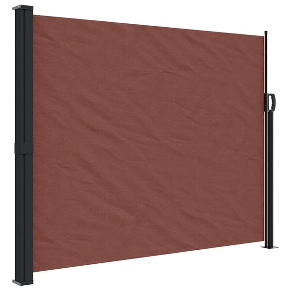 Vidaxl Wysuwana osłona balkonowa 160x500 cm brązowa - 75% taniej