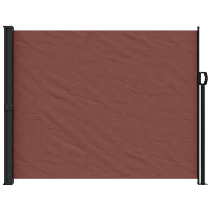 Vidaxl Wysuwana osłona balkonowa 160x500 cm brązowa - 75% taniej