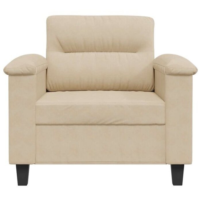 Vidaxl Kremowy fotel wypoczynkowy 60 cm - 70% taniej