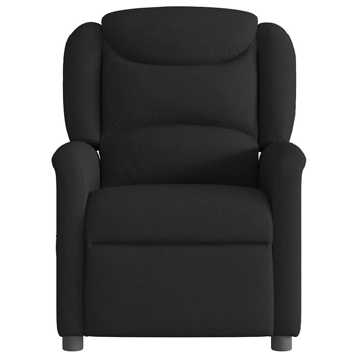 Vidaxl Czarny fotel rozkładany 78x95x100 cm - 75% taniej