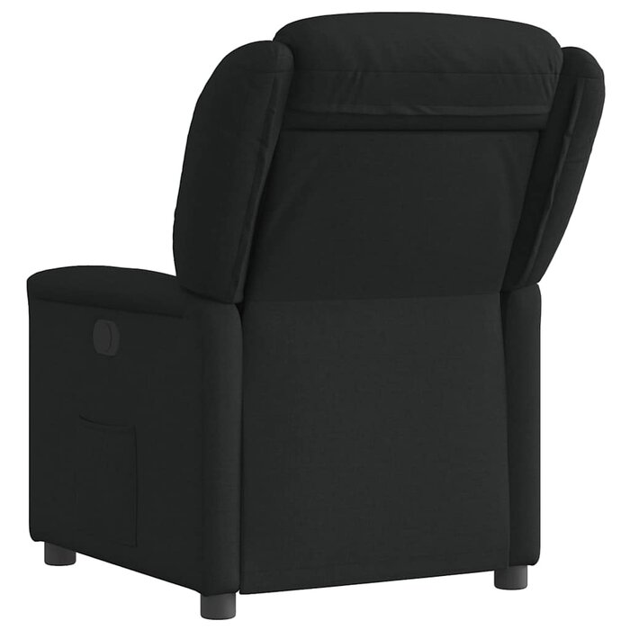 Vidaxl Czarny fotel rozkładany 78x95x100 cm - 75% taniej
