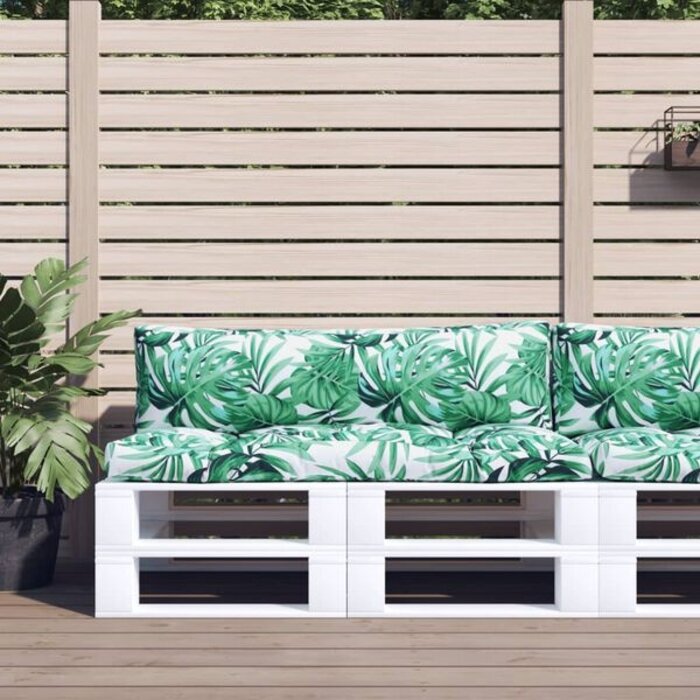 Poduszki na palety w liście 110x58 i 110x30 cm - 77% taniej