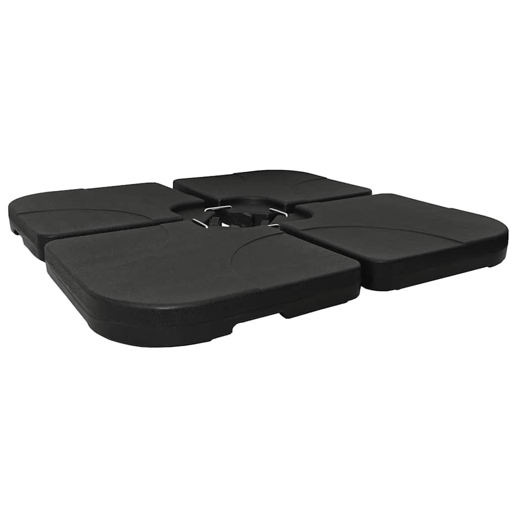 Vidaxl Podstawa pod parasol ogrodowy 60 l - czarna - 68% taniej
