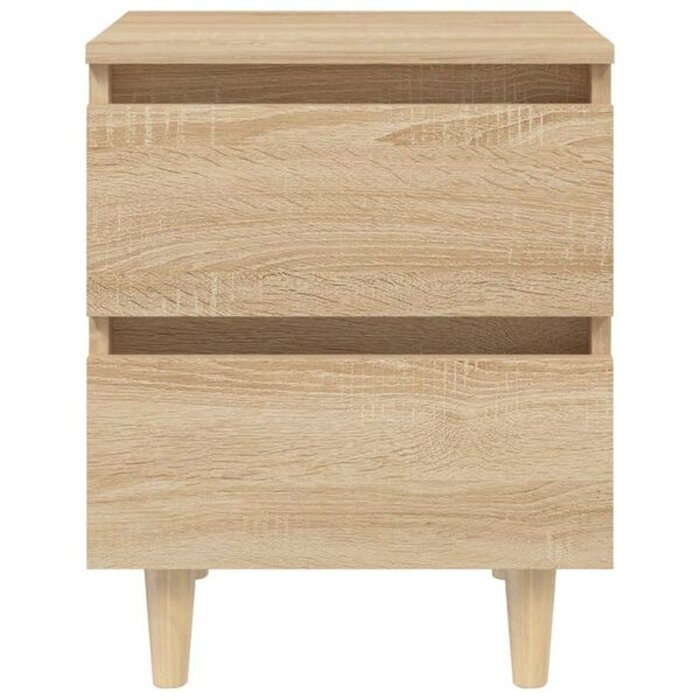 Szafka nocna dąb sonoma 40x35x50 cm - 76% taniej