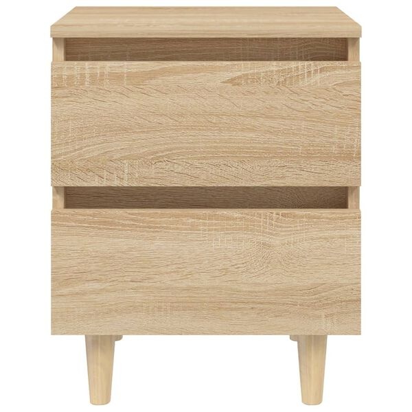 Szafka nocna dąb sonoma 40x35x50 cm - 76% taniej