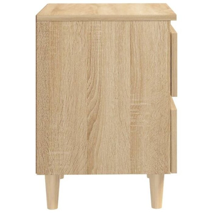 Szafka nocna dąb sonoma 40x35x50 cm - 76% taniej
