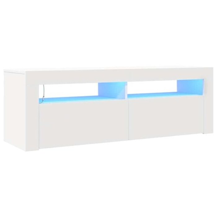 Vidaxl Nowoczesna szafka RTV z oświetleniem LED 120 cm - 73% taniej