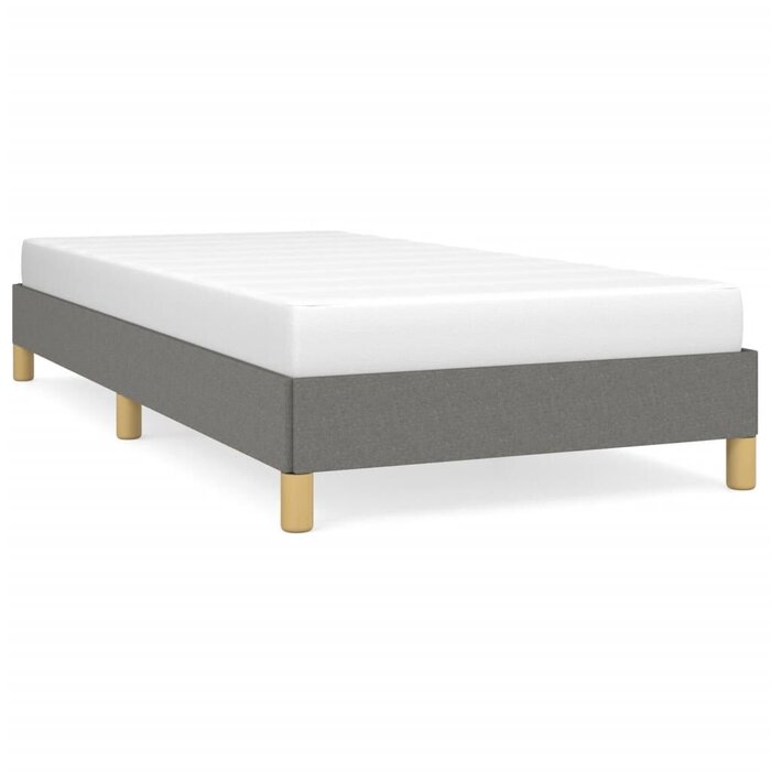 Vidaxl Elegancka rama łóżka 90x200 cm, ciemnoszara - 72% taniej