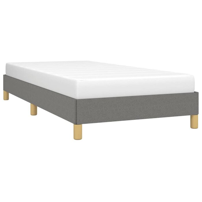 Vidaxl Elegancka rama łóżka 90x200 cm, ciemnoszara - 72% taniej
