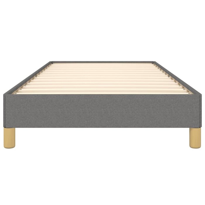 Vidaxl Elegancka rama łóżka 90x200 cm, ciemnoszara - 72% taniej