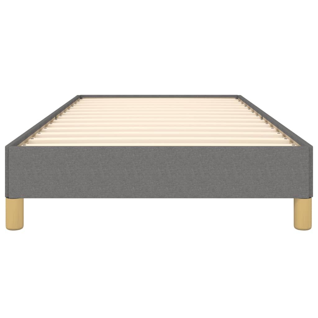 Vidaxl Elegancka rama łóżka 90x200 cm, ciemnoszara - 72% taniej