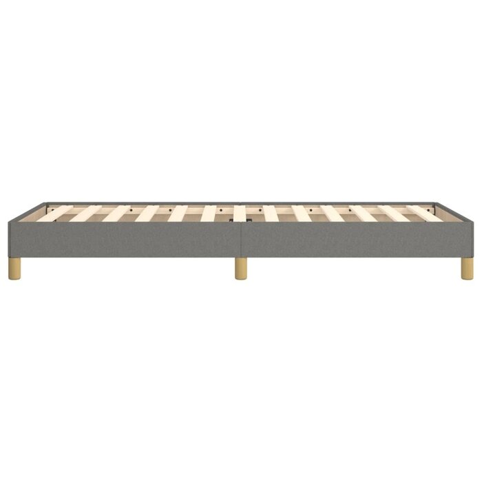 Vidaxl Elegancka rama łóżka 90x200 cm, ciemnoszara - 72% taniej