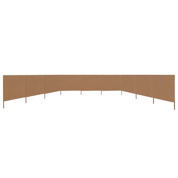 Vidaxl Parawan plażowy 1200x160 cm, taupe - 72% taniej