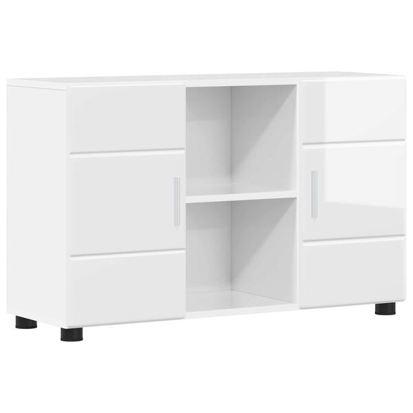 Vidaxl Nowoczesna komoda biały połysk 88,5x55,5cm - 73% taniej