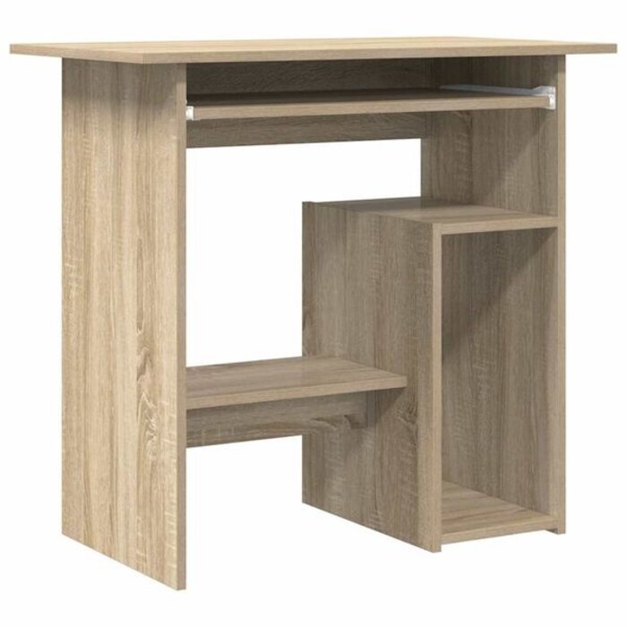 Vidaxl Biurko komputerowe 80x45x74 cm, dąb sonoma - 72% taniej