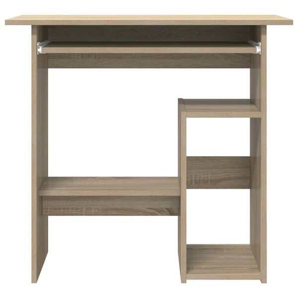 Vidaxl Biurko komputerowe 80x45x74 cm, dąb sonoma - 72% taniej