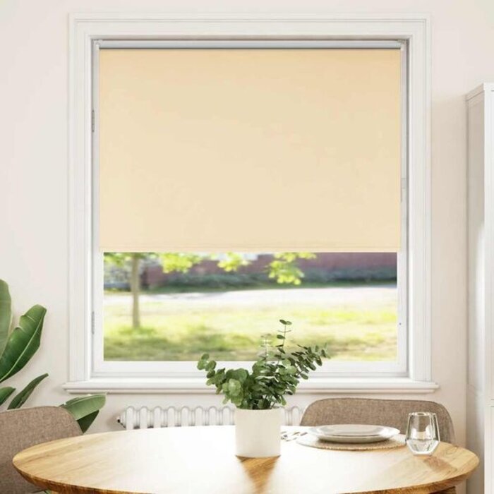 Vidaxl Roleta zaciemniająca 95x150 cm beżowa - 55% taniej