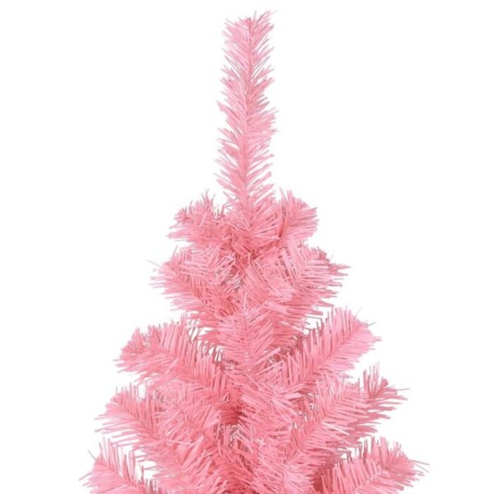 Vidaxl Różowa sztuczna choinka 210 cm - 69% taniej