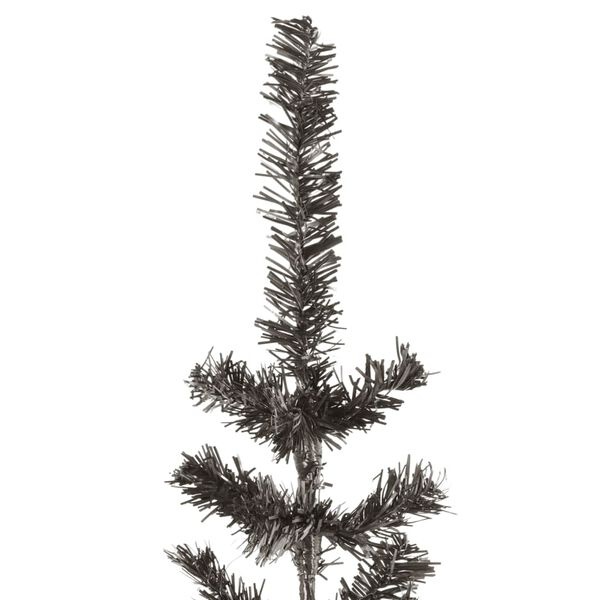 Vidaxl Wąska choinka sztuczna 210 cm czarna - 57% taniej