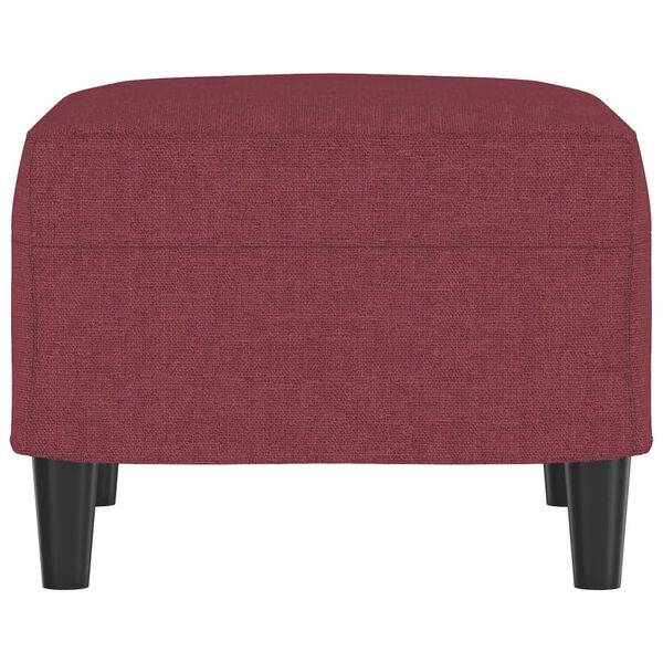 Vidaxl Winnoczerwony podnóżek tapicerowany 60x50x41 cm - 70% taniej
