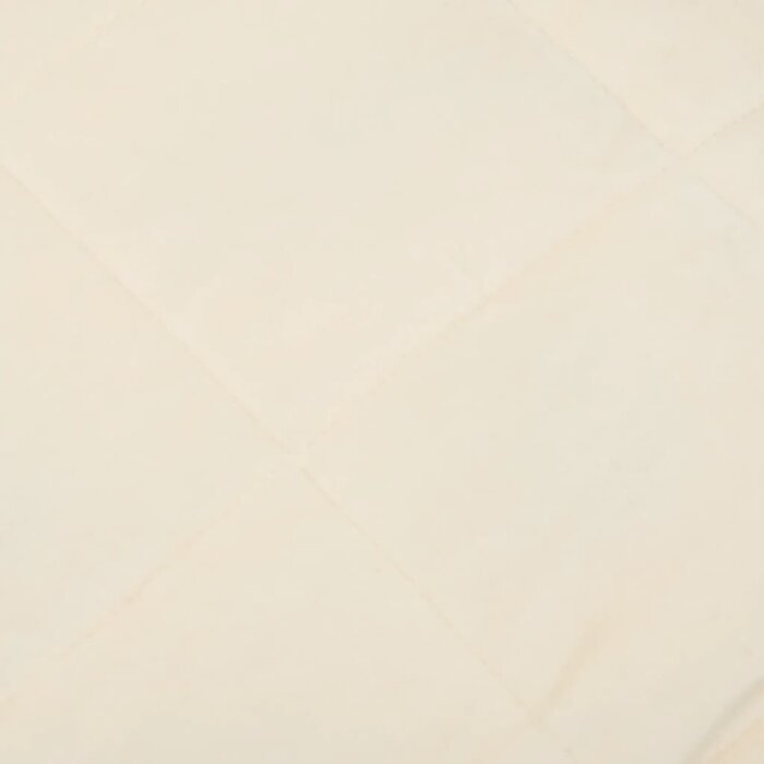 Vidaxl Koc obciążeniowy 155x220 cm 7 kg jasnokremowy - 71% taniej
