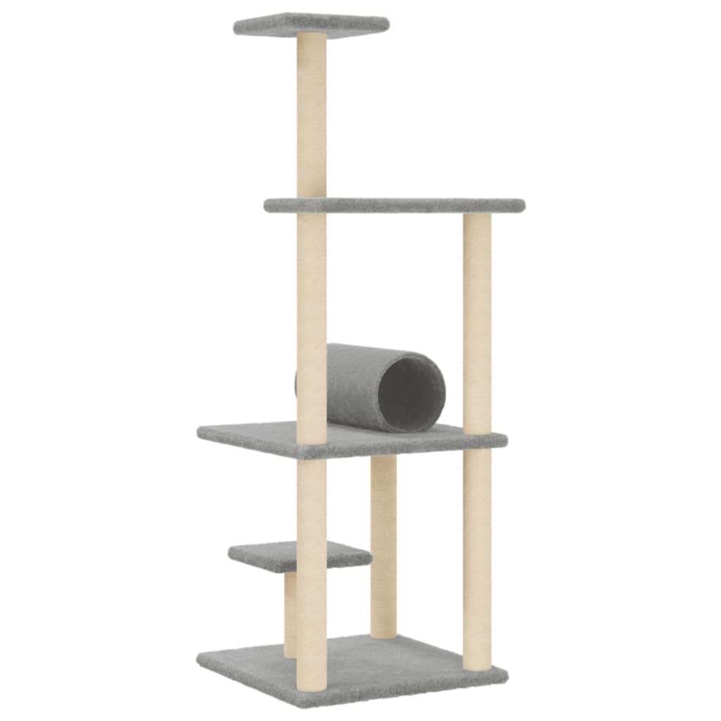 Vidaxl Drapak dla kota 136 cm jasnoszary - 68% taniej