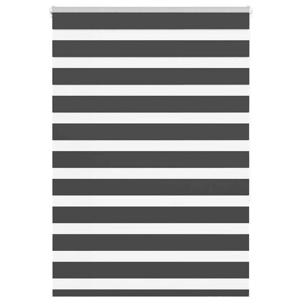 Vidaxl Roleta typu zebra 100x150 cm czarna - 58% taniej