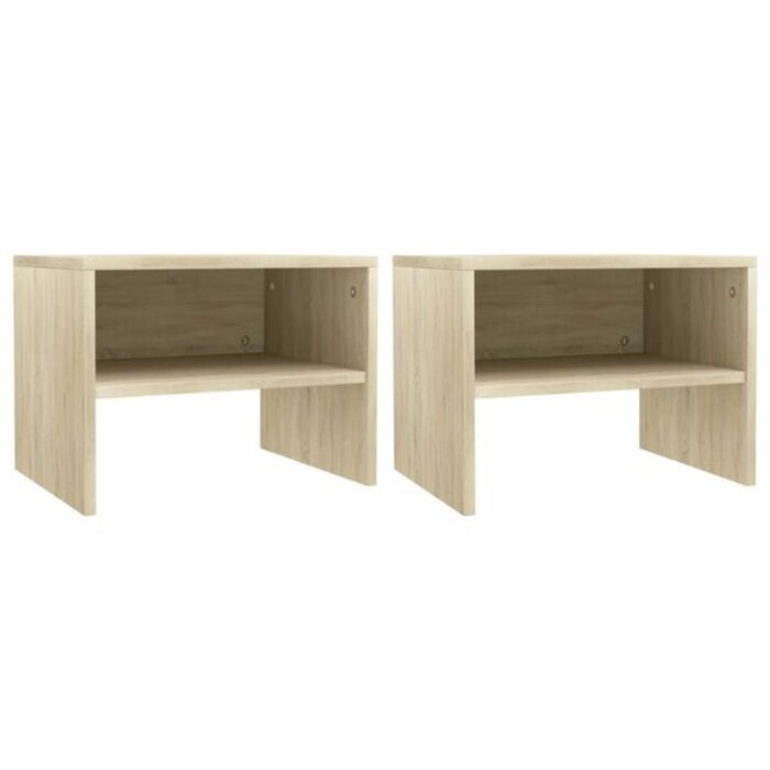 Vidaxl Zestaw 2 szafek nocnych dąb sonoma 40x30 cm - 56% taniej