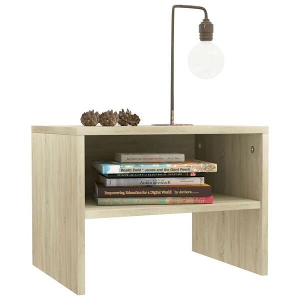 Vidaxl Zestaw 2 szafek nocnych dąb sonoma 40x30 cm - 56% taniej