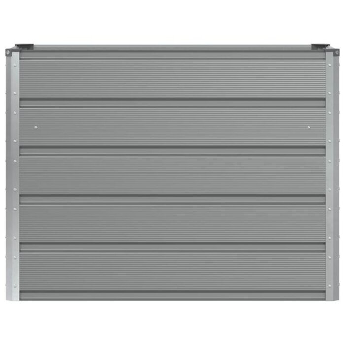 Vidaxl Stalowa doniczka stojąca 100x40x75 cm jasnoszara - 76% taniej