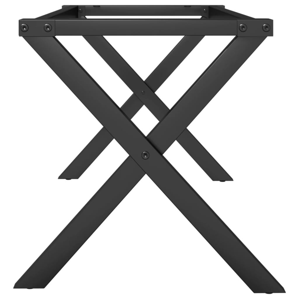 Vidaxl Industrialne nogi do stolika X 90x30x43 cm - Żeliwne - 68% taniej