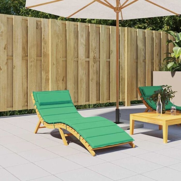 Vidaxl Zielona poduszka na leżak 180x60x3 cm - 67% taniej