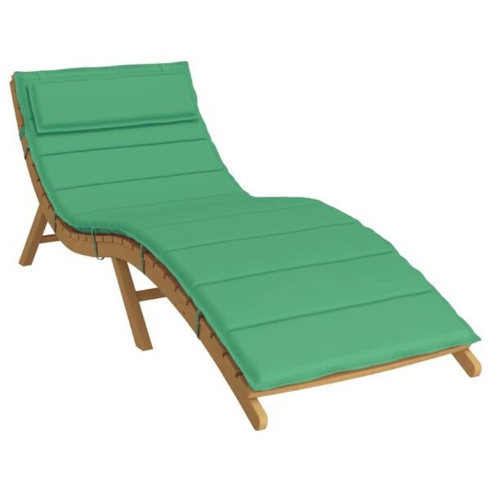 Vidaxl Zielona poduszka na leżak 180x60x3 cm - 67% taniej
