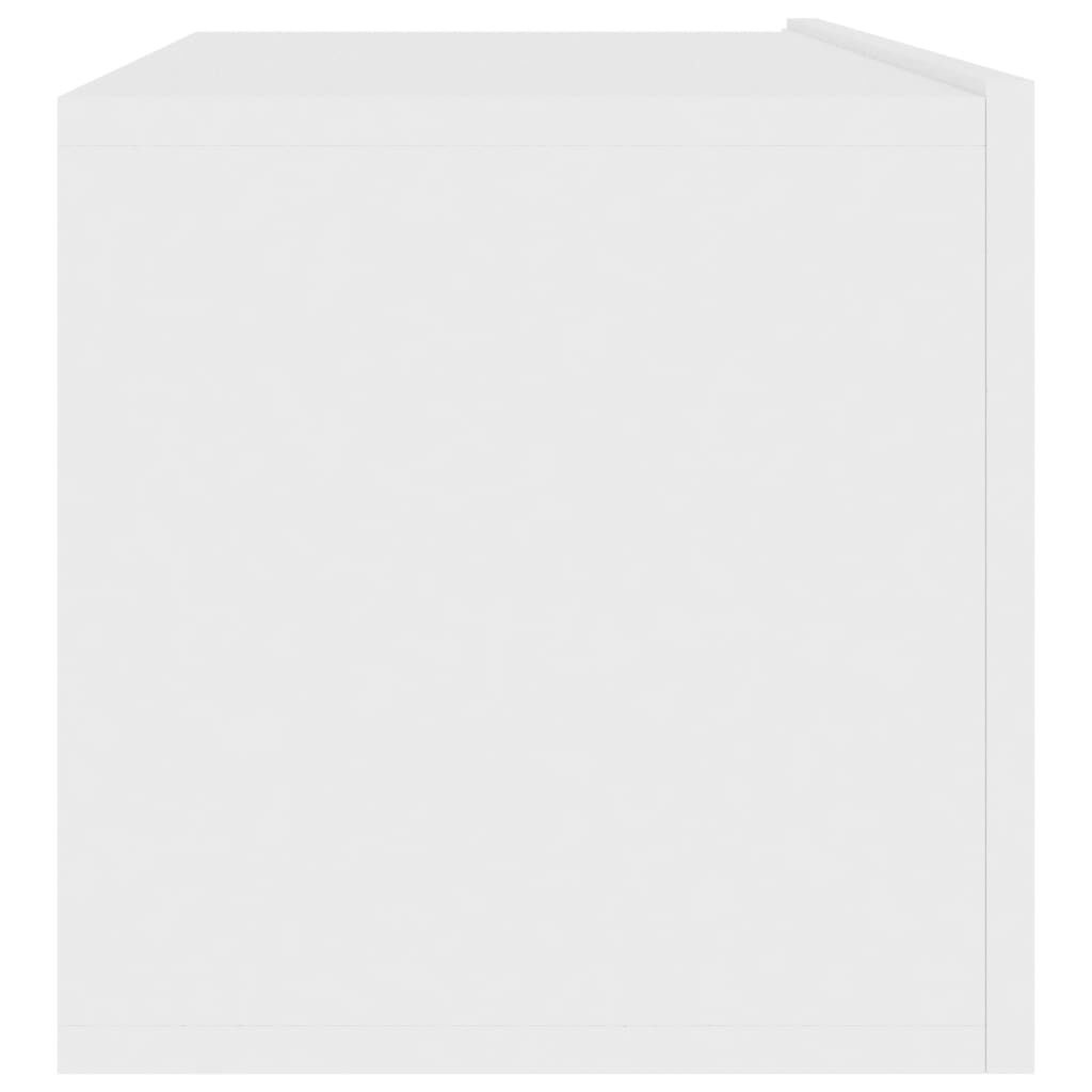 Vidaxl Nowoczesna szafka RTV wisząca 100x30 cm biała - 73% taniej