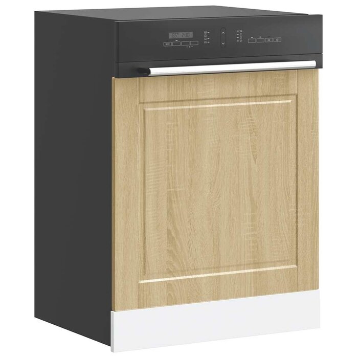 Vidaxl Panel frontowy do zmywarki Porto Dąb Sonoma 60x67cm - 63% taniej