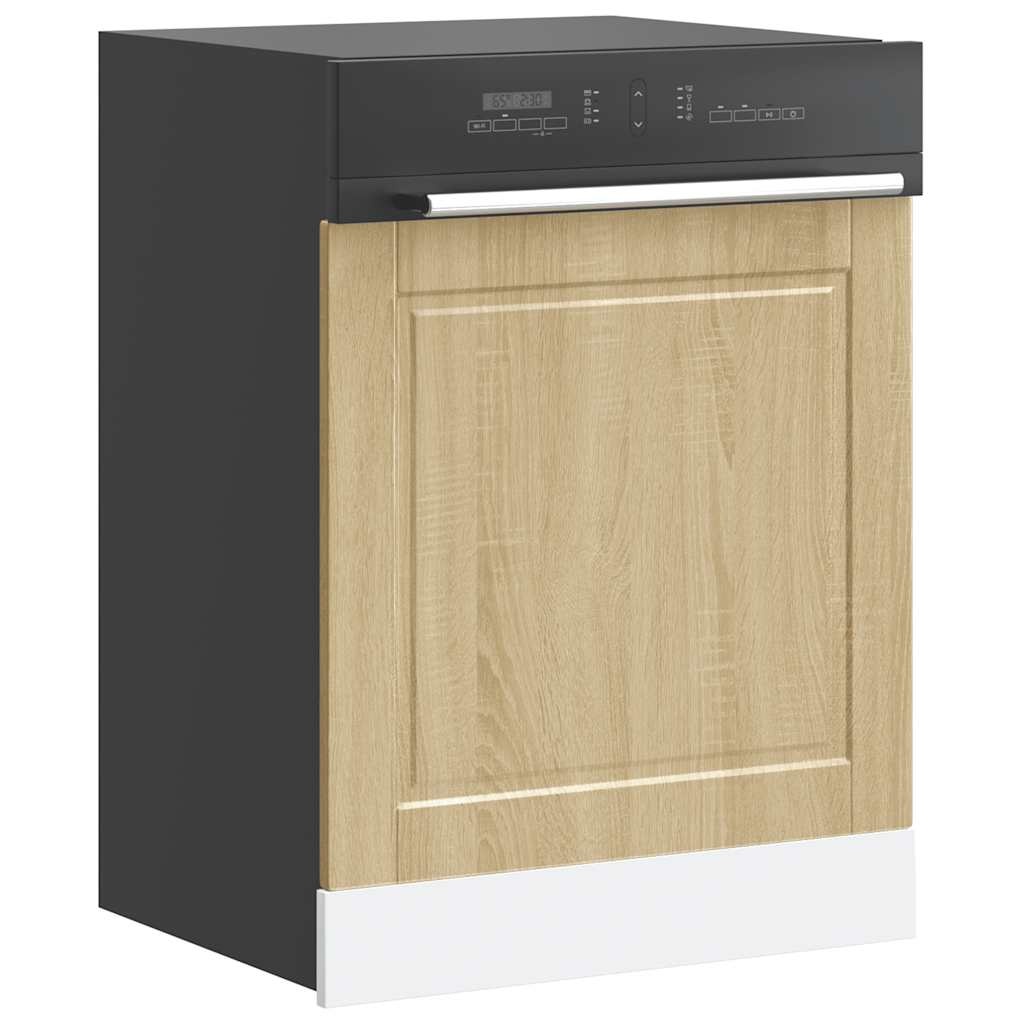Vidaxl Panel frontowy do zmywarki Porto Dąb Sonoma 60x67cm - 63% taniej